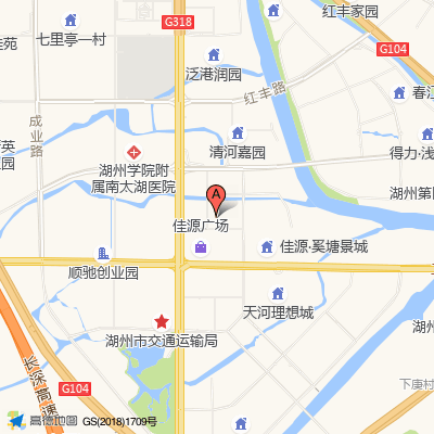 蓝城悦星广场（商铺）位置-小柯网